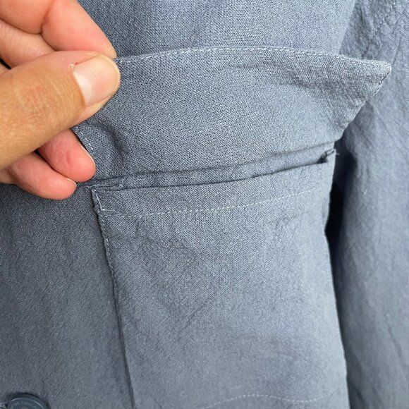 Frank & Oak Linen Button Dow Shirt - Picture 4 of 12